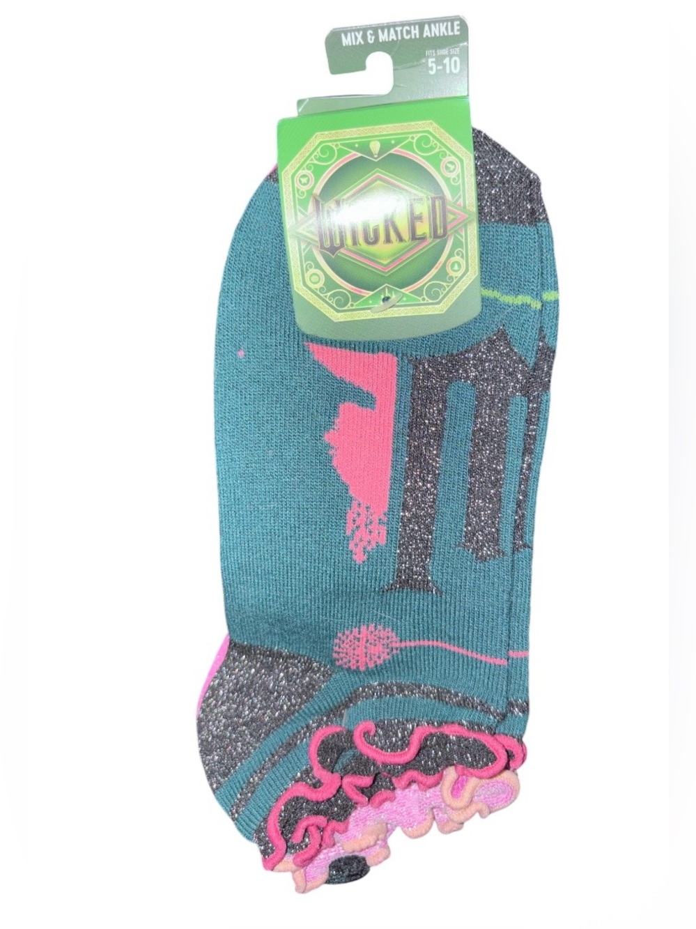 Wicked Themed Ankle Socks